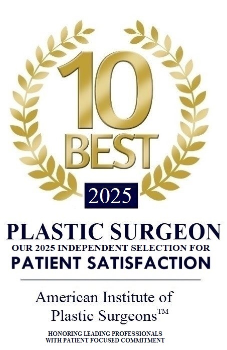 10 Best Plastic Surgeon 2025 Patient Satisfaction award